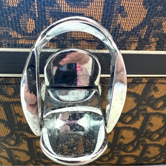 Vintage 1970s Christian Dior Diorissimo Pullman Suitcase 100% Authentic 28x18x8 - Picture 9 of 16